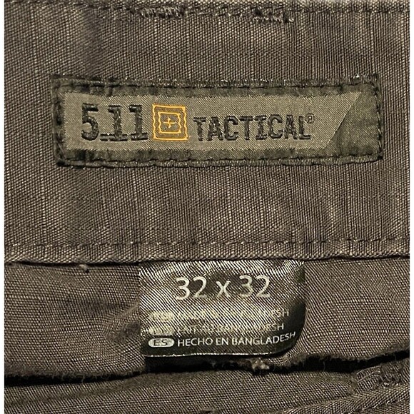 5.11 TACTICAL Charcoal Gray Cargo Ripstop Pants Utility Combat Men's 32x31 - Picture 7 of 8
